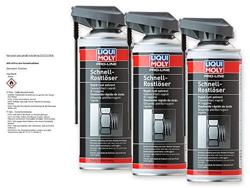3x LIQUI MOLY 7390 Pro-Line spray antiruggine rapido antiruggine 400ml