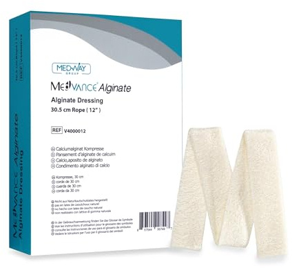 MedVance TM Alginate – Calcium Alginate Dressing, 12 Rope, Box of 5 dressings