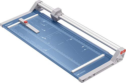 Dahle 554 Papierschneider (bis DIN A2, 20 Blatt Schneidleistung, 2 mm Schnitthöhe) blau
