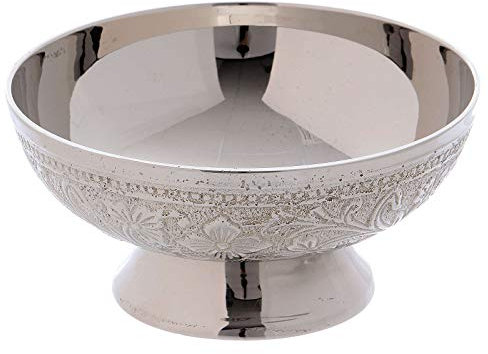 Holyart Ciotolina portaincenso Stile orientale ottone argentato