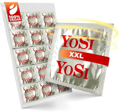 50 YOSI-märkta kondomer - XXL - extra stora kondomer