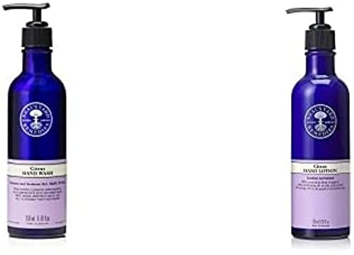 Neal’s Yard Remedies Cirtus Hand Lotion & Hand Wash| Organic Hand Lotion and Wash with Orange, Lemon and Grapefruit Essential Oils |Vegan Wash & Lotion Made with Organic Ingredients | 2x200ml