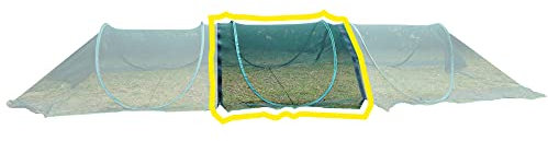 NATIV Tunnel de Plantation en Filet Vert - Tunnel modulaire Extensible - Tunnel de Couche précoce comme Filet de Protection Contre Les Oiseaux - Filet de Protection pour légumes en Film (100)