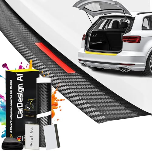 CarDesign AI Protector de borde de carga compatible con SEAT Leon 4 ST (KL) y Cupra 2020-2027 (5 puertas familiar): Set completo con película de protección de pintura ajustada, protección contra