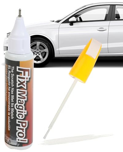 Flaconi Car Paint Scratch Repair,Touch up Paint for Cars,Suitable for Scratch Repairs of Most Cars,Motorcycles (White)