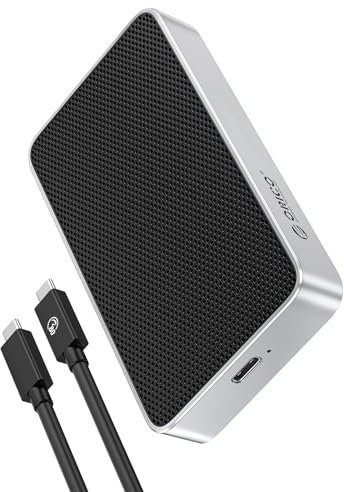 ORICO 2TB 80Gbps Externe SSD 5800MB/s - Ultraschnelle NVMe SSD, Thunderbolt 5/4/3 kompatibel, Lüfterloses Alu-Design für Fotografen & Videoeditor X50
