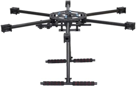 Telaio for esacottero FPV X600-X6 S550 SK500 con carrello di atterraggio in fibra di carbonio for multirotore RC(Glass Fiber Center)
