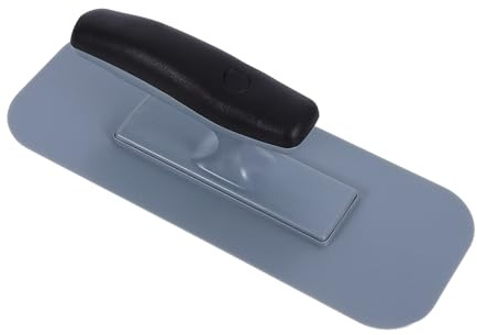 GALPADA Utensile di Finitura Piatto Bordo Arrotondato in Plastico, Strumento Multiuso per Lisciare Intonaco e Applicazioni di Muratura, Finitura Liscia e Versatile