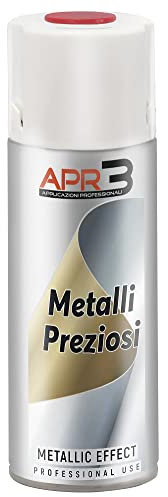 APR3 - S400DIAM6 Smalto Spray per Finiture Speciali Diamantate, Colore Rosso, Bomboletta Spray in Banda Stagnata 100% Riciclabile all'Infinito da 400 ml