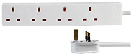 PRO ELEC PELB1903 13A 4 Gang Extension Lead with 2m Lead