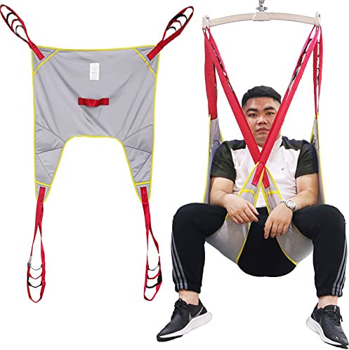 Imbracatura per sollevamento toilette, Imbracatura per sollevamento completo del corpo del paziente, Sollevatore per vasca da bagno per pazienti Imbracatura per gambe divise Cintura per trasferimento