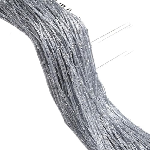 Cortinas De Cuentas para Puertas Exteriores Beaded Curtain Door Curtain Beads Thread Curtains Window Wall Panel Room Divider Doorway Home Living Room Wedding Cortina De Cuentas De Cristal (Color : Si