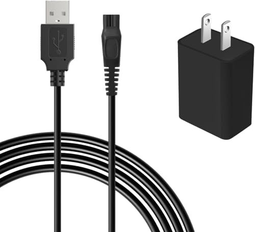 5V One Blade Ladekabel qp2724, Netzteil Kompatibel mit Philips Norelco Rasierer Oneblade qp2724 QP2734 QP2824 QP2834 QP4530 QP4631 MG7910 MG7930 MG7950 MG5910 MG9510 MG9520 X3001 Kabel Adapter USB