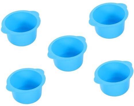 MERRYHAPY 5st Haarentfernungswachsmaschine Wachsen Wachstopf Wachswärmerschale Als Ersatz Wachswärmer Zur Haarentfernung Locke Luftfritteuse Wachswärmer-ersatzschale Zinn Sky-blue Kieselgel