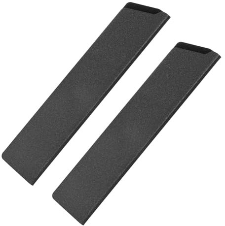 M METERXITY 2-Pz Coperture per Coltelli, 10 Custodie Universali per Coltelli da Cucina in ABS, Resistenti All'Usura, Foderati, per Coltelli da Cucina Domestici/Coltelli da Pane[Nero]