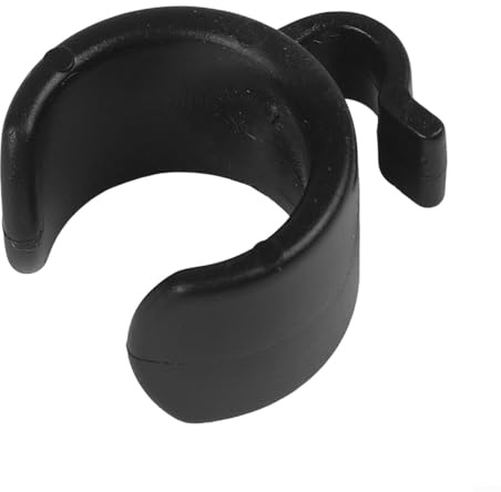 10 morsetti in plastica per cavi con microfono, per smartphone e tablet, clip per un'organizzazione sicura e ordinata dei cavi (25 mm)