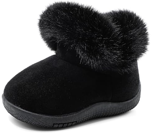 MK MATT KEELY Stövlar baby vinterskor flicka 0–5 år snöstövlar utomhus varma med mjuk halkfri gummisula