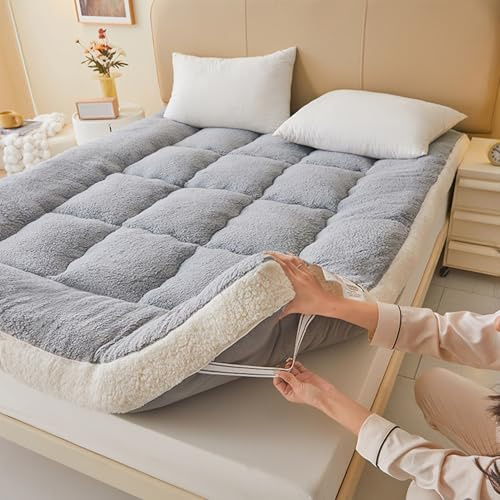 Materasso arrotolabile, pieghevole, morbido, traspirante, in schiuma confortevole per uso domestico, ideale per camera da letto, facile da riporre e comodo