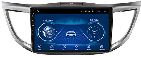 Reproductor de navegación GPS para automóvil, navegación por satélite, para HO-NDA CRV 2012-2016, Android 10.0 WiFi Bluetooth Radio para automóvil Video Sistema de Reproductor estéreo DVD, Soport