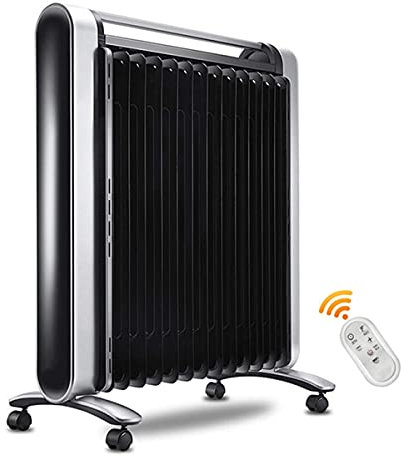 Heater 11Fin Digital Oil Filled Convection Radiator Heater With Remote Control And Drying Rackportable 2.1Kw With Thermostat and 12 H Timer 3 Heat Setting