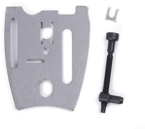 Kit tendeur de vis de réglage de chaîne et plaque intérieure compatible avec JONSERED 625 630 670 2077 2083