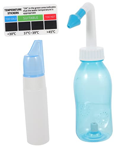 LOLIPPYY Botella de Irrigación Nasal para Limpieza Nasal Material Pp, Lavable y Segura para Bebés, Adecuado Lavado Diario de Fosas Nasales