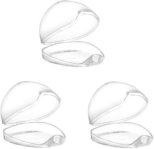 Transparente Schnuller-Hülle, transparent, Baby-Schnullerhalter, BPA-frei, Schnullerbox, Schnulleretui, Aufbewahrungsbox für Reisen, Zuhause, 3 Stück