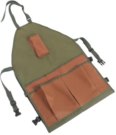 OUNONA Grembiule Da Giardino Con Tasche Grembiule Da Lavoro Oxford Per Giardinaggio Potatura Pittura E Raccolta Protettivo E Robusto