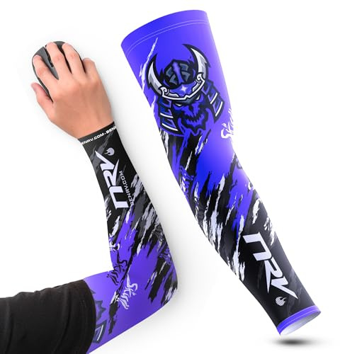 NRV Manchette de Compression Gaming Samurai – Design Japonais – Antidérapante, Respirante et Sans Friction – Pour eSport & FPS