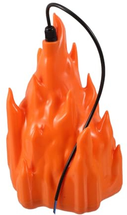 VALICLUD Lámpara De De Simulación Led Artificial Para Dormitorio y Sala De Estar Luz De Noche Efecto De Fuego Parpadeante Decoración Para Fiesta De Cumpleaños y Halloween