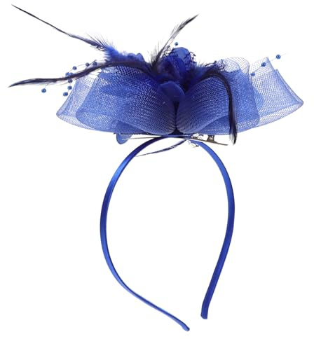 SAFIGLE Fascinateur Plume Vintage Femme Bandeau et Clip Chapeau Mariage Accessoire Coiffure Élégant