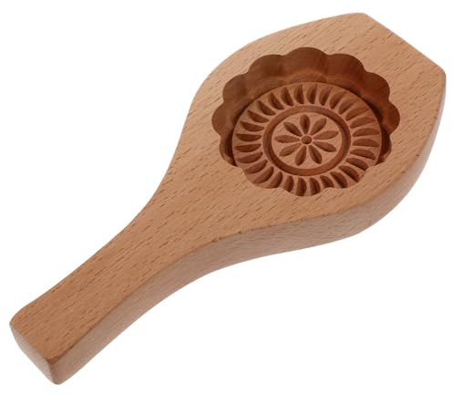 Veemoon Wooden Moon Cake Mold Household Baking Tools for Kitchen, Easy to Use and Clean Cake Making Mould for DIY Baking and Creative Mooncake Preparation