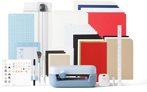 Cricut Joy™ 2 Essential Bundle + Contenuti digitali. Macchina da taglio intelligente compatta, ideale per biglietti personalizzati, adesivi semplici ed etichette
