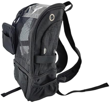 Generic Zaino Concentratore Oxygens con Borsa Accessori Trasporto Portatile Tasche Multifunzionali Materiale Poliestere Resistente Spallacci Regolabili Adatto, Nero