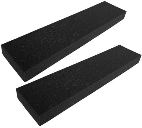 Cabilock 2 Pièces Tapis D'insonorisation Automobile pour Pneus en Mousse Noire Isolation Thermique Bruit, pour Quotidiens et Tous Environnements