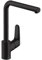 hansgrohe Focus M41 Küchenarmatur (Wasserhahn Küche ohne Schlauchbox, 360° schwenkbar, hoher Auslauf 280mm) Mattschwarz