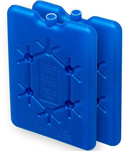 Deuba® Kühlakku 2 Stück 12 Stunden Flach je 170ml für Kühltasche Kühlbox Outdoor Kühlelement Kühlpack Cool Pack Kühlakkus