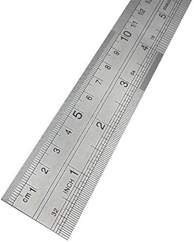 Azbvek ONE METRE Ruler Stainless Steel 1M Long Metal 40 Measure Rule/Meter 100cm