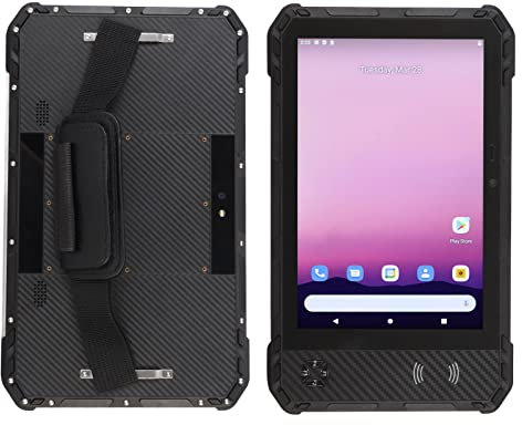 Tableta Resistente de 8 Pulgadas, Pantalla Táctil IPS de 1280 X 800, 4 GB de RAM, 64 GB de ROM, Android11, Batería de 10000 MAh, BT 5.0, WiFi, con Función NFC, 4G Dual SIM,