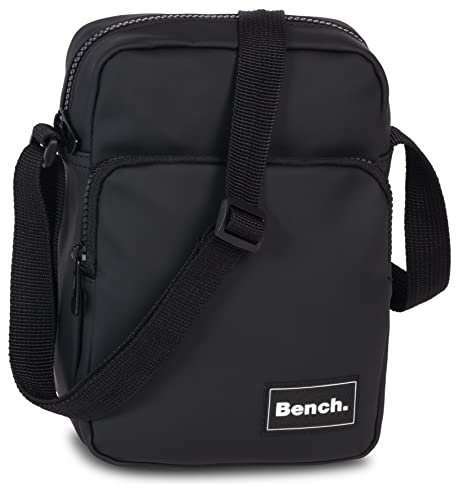 Bench Hydro Damen und Herren Bag Umhängetasche Tasche Handtasche Schultertasche Crossbody-Tasche, schwarz, 24 x 17 x 9 cm