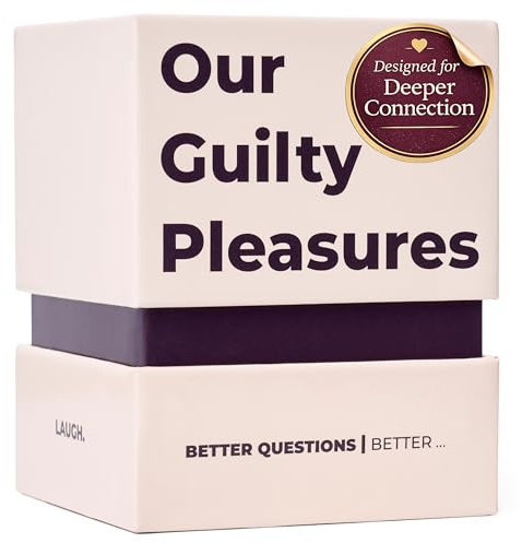 Our Guilty Pleasures Couples Game - The Best Conversation Cards For Couples - Perfect For Date Night - 120 Cards - 3 Exciting Levels