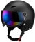 Milageto Snowboardhelm, Skihelm, Schutzbrille für Herren und Damen, Skihelm, Schneesporthelm für den Wintersport im Freien, Black L