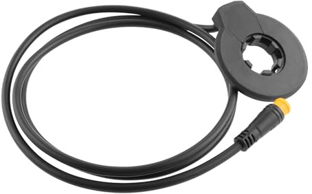 The Lord of the Tools Elektrisk cykelpedal assistanssensor ersättningsdel 3 stift vattentät pluggpedal PAS-sensor F-12 L 12 magneter dubbel hall-sensor lämplig för vänster sida elektrisk cykel