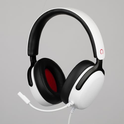 Konix Auriculares Gaming con Cable Nexus Nintendo Switch y Switch 2 - Altavoces de 40 mm - Micrófono - Conexión Jack 3.5 mm - Cable de 1,5 m - Blanco