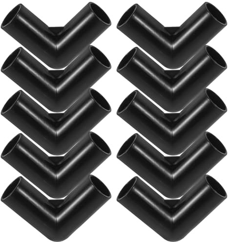 BESPORTBLE 30pcs Plastic Right Angle Elbow Connectors for Canopy Tent Replacement Parts Outdoor Pole Adapter Sturdy Tent Rod Connectors Plastic Tent Fittings for Camping