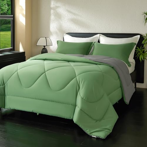 beeweed Edredón Relleno Nórdico 240x220 cm para Cama 150/160, Reversible Edredón de Fibra Oeko-Tex. 300gr/m² en 100% Suave Microfibra, con 2 Fundas Almohada