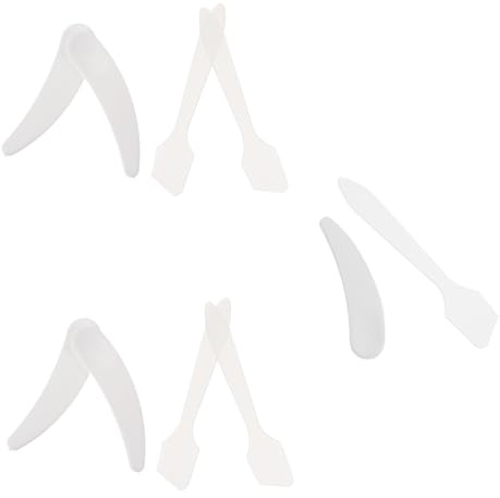 minkissy Spatoline Cosmetiche per Crema Viso 10 Pezzi in PP per Applicazione Igienica e Dosaggio Accurato Design Raffinato per Viaggio
