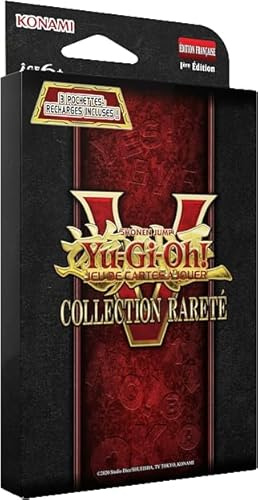 Yu-Gi-Oh! Pack de 3 boosters Tuckbox Collection Rareté V - 15 Cartes - 3 Pochettes recharges incluses - Dès 6 Ans - 1ère édition française