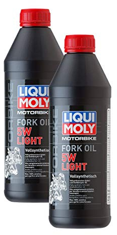2x Liqui Moly 2716 motorbike oil fork shock absorber 5 W light 1 l