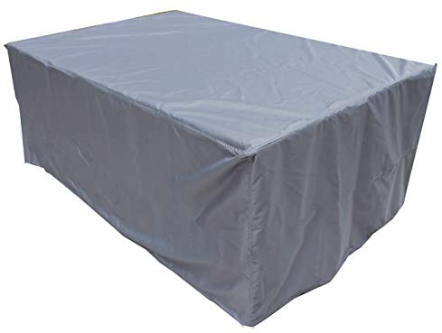 Kaufpirat Premium Housse de Protection Bâche Imperméable 350x250x96 cm Mobilier de Jardin Housse de Table de Jardin Couvercle de Protection Couvrant 900 D 500 GR ML 6000 mm étanchéité Anthracite